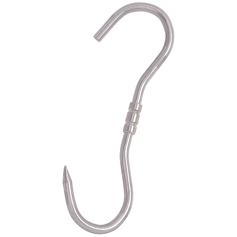 10 Drehhaken, rostfrei, 260x10mm