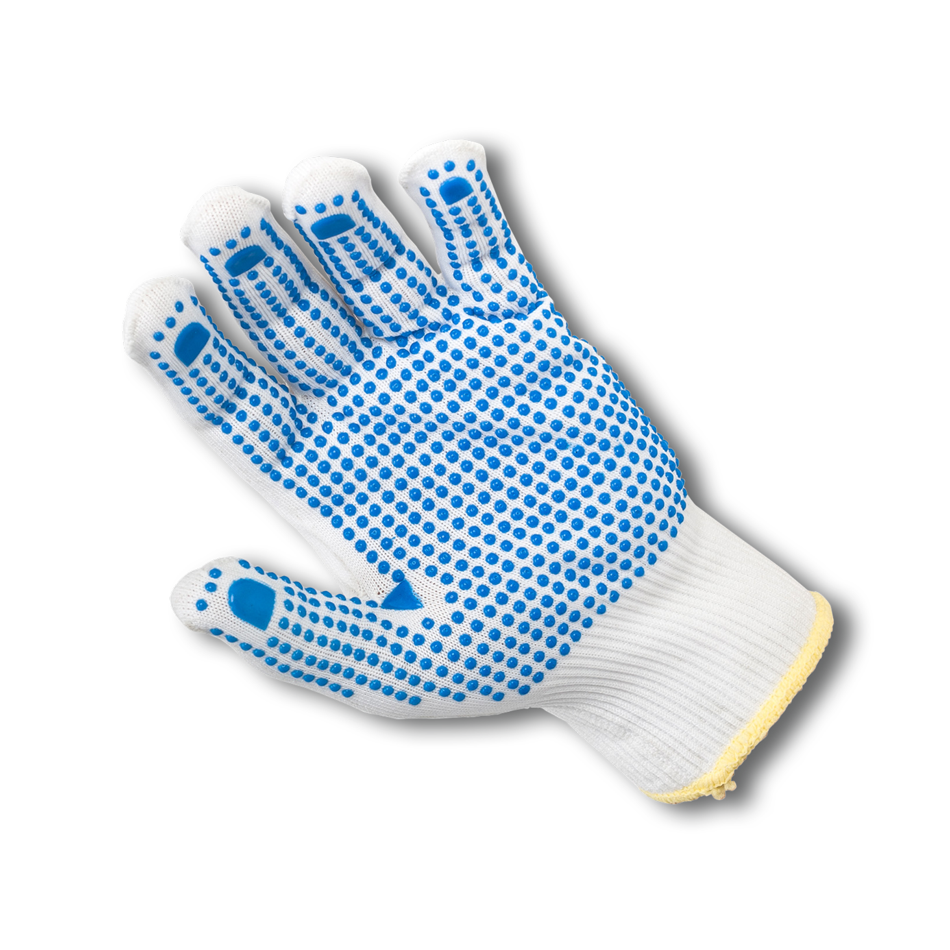 Nylon-Strickhandschuhe mit Noppen