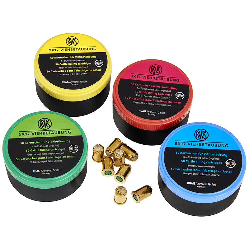RWS Viehbetäubungskartuschen