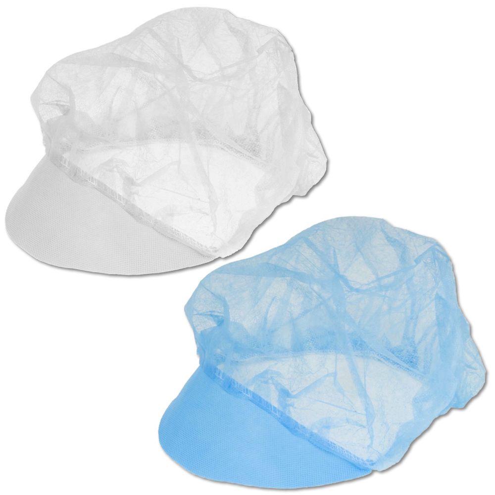 100 Baretthauben, mit Schirm