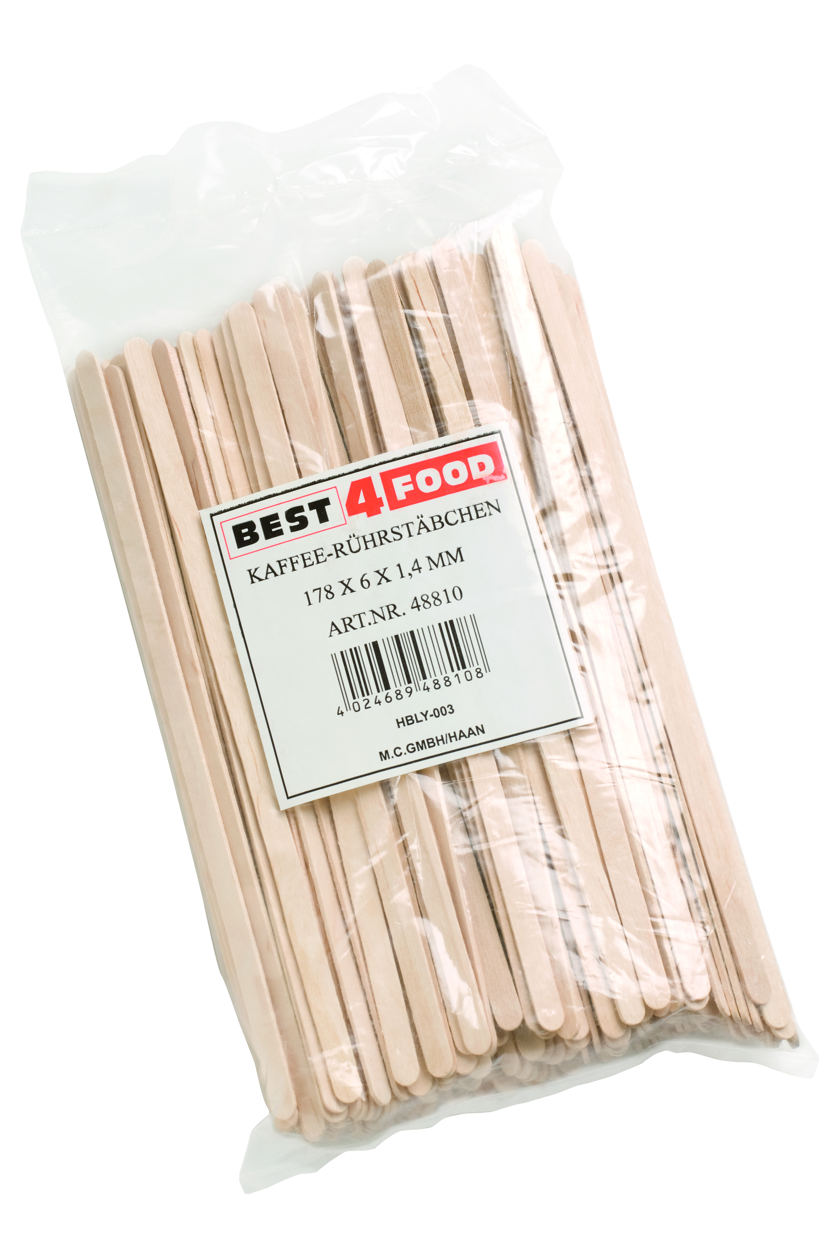200 Kaffee-Rührstäbchen, Birke