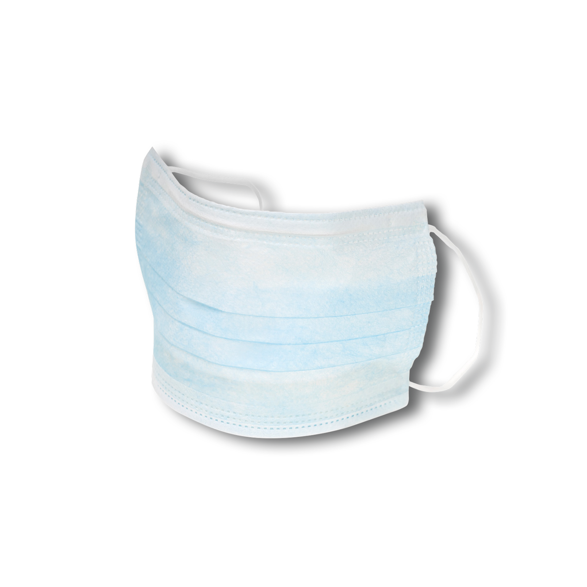 50 EW-Mundschutz, Vlies, 3-lagig