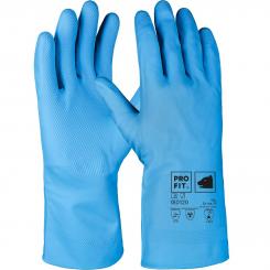 Paar Latex-Handschuhe,blau,L