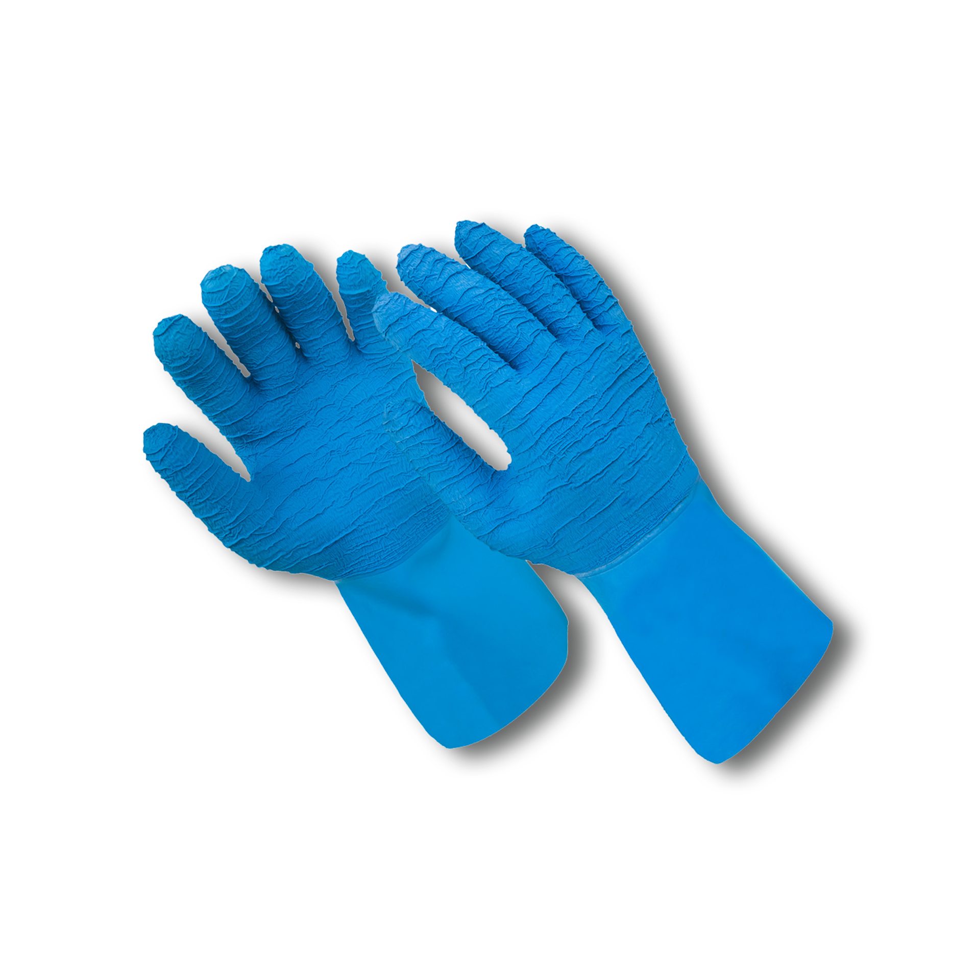 Entvlieshandschuhe, blau