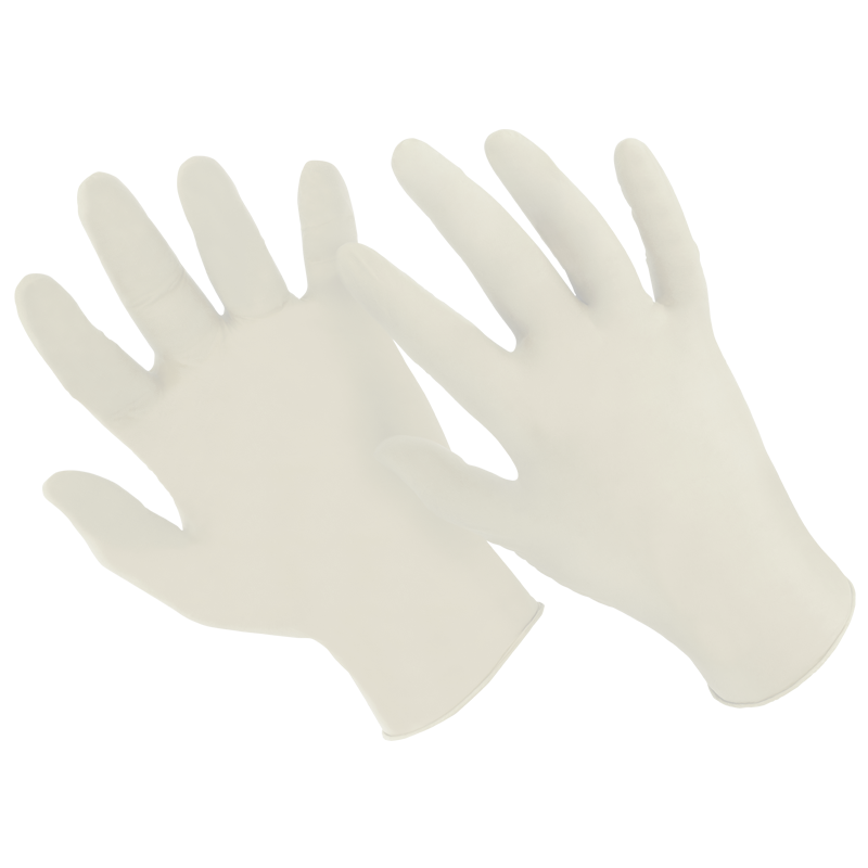 100 Vinyl-Handschuhe, transparent