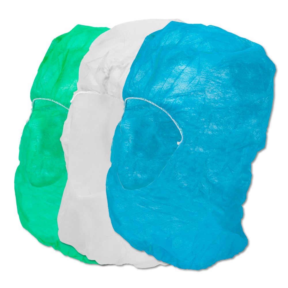 100 Astrohauben, ohne Mundschutz, Vlies