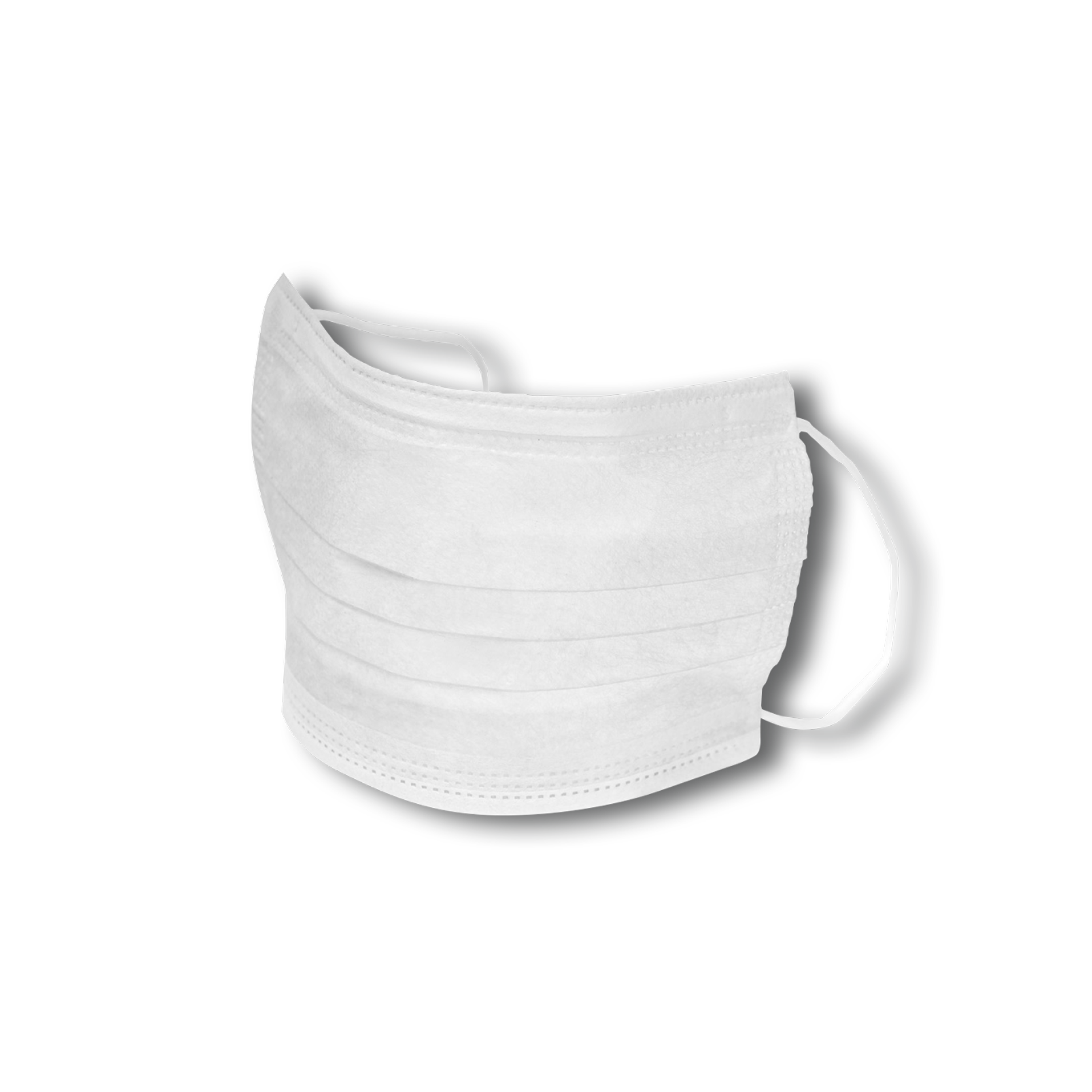 100 EW-Mundschutz, Vlies, 2-lagig