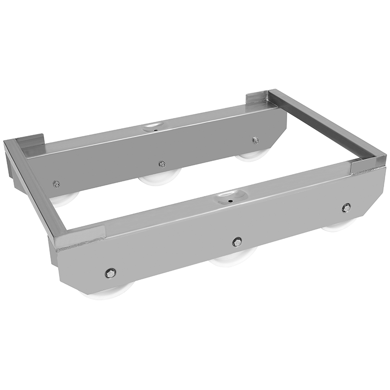 Edelstahl-Rolli f. Euro-Kästen