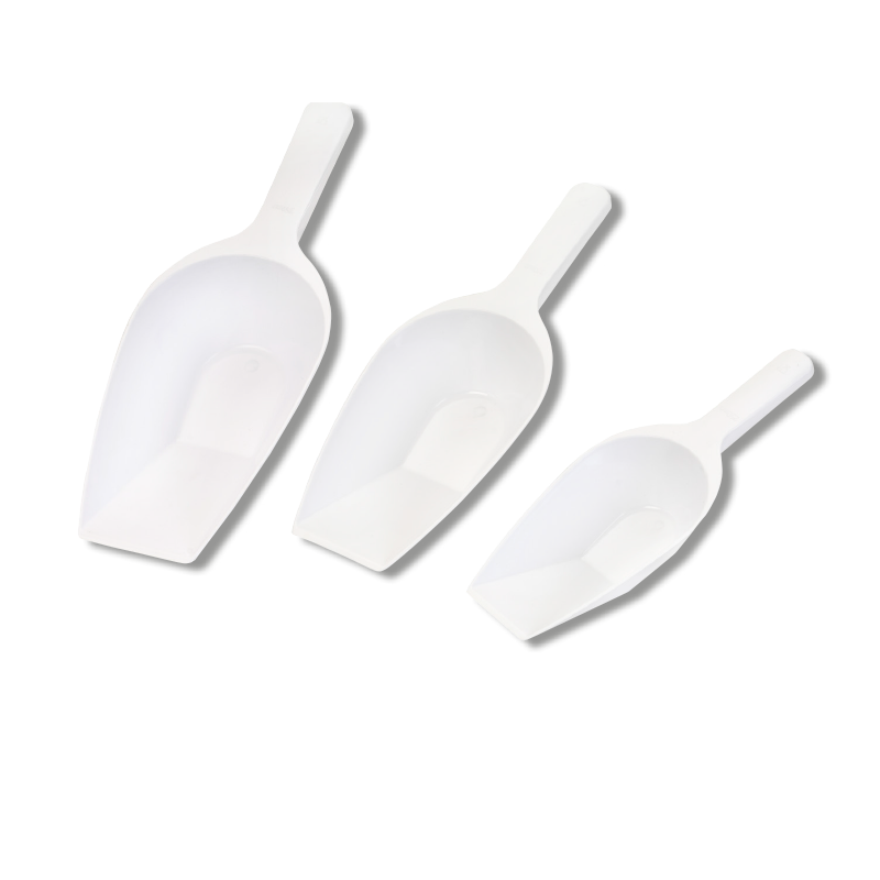 Plastikschaufeln -weiß-