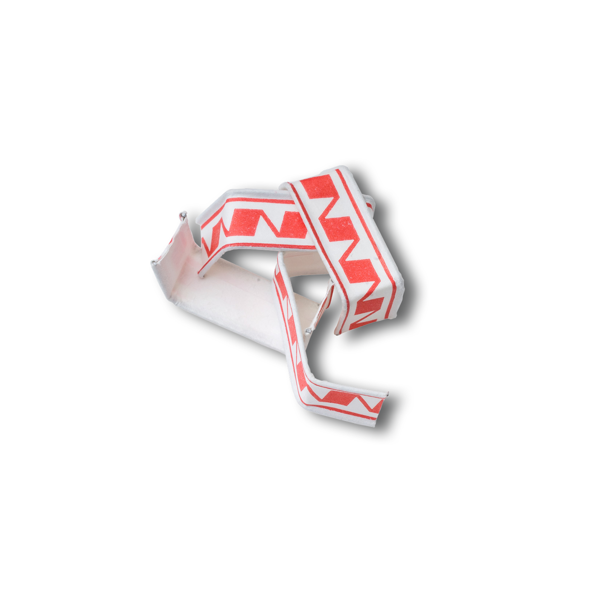 1000 Clipse 3,3cm rot/weiß