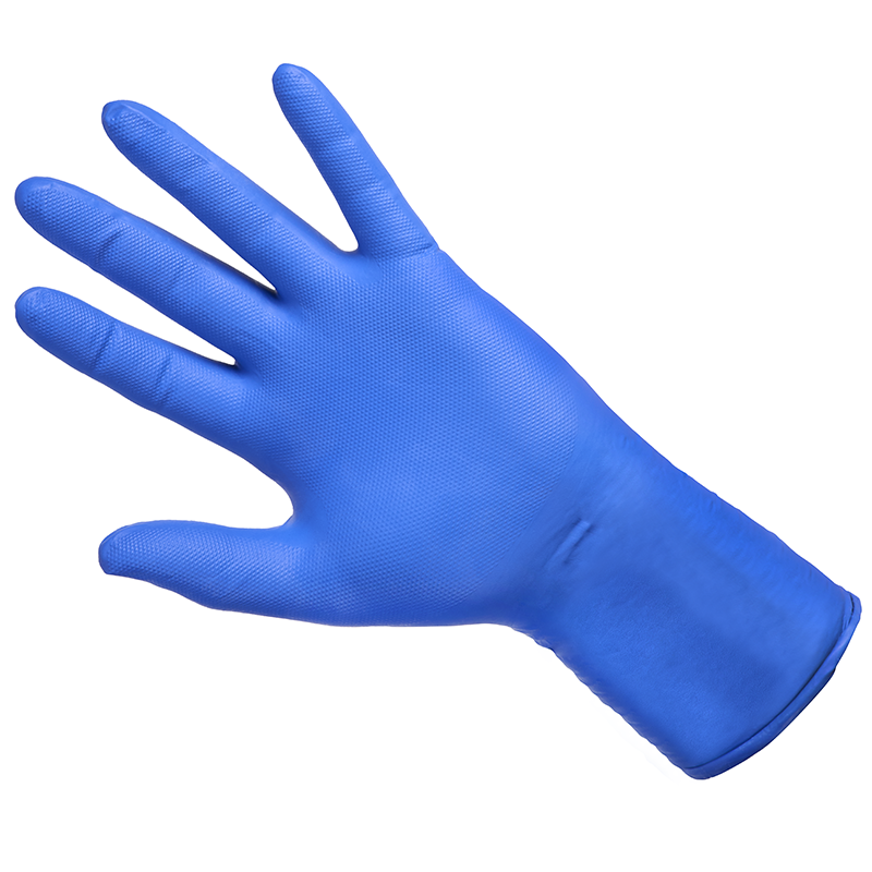 Nitrilhandschuhe 30cm, blau