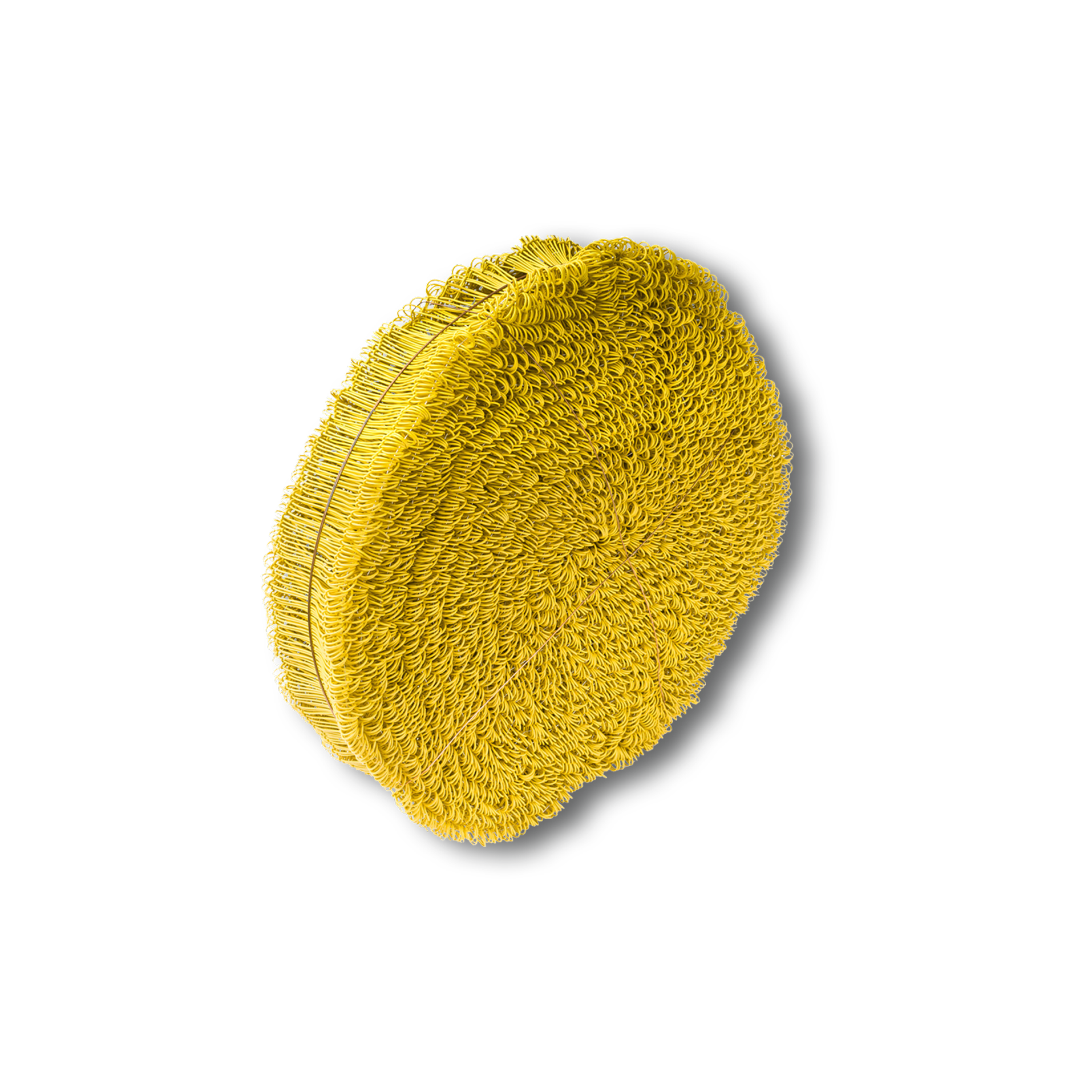 5000 Wire Loops,yellow,plastic coated 1.4x100mm