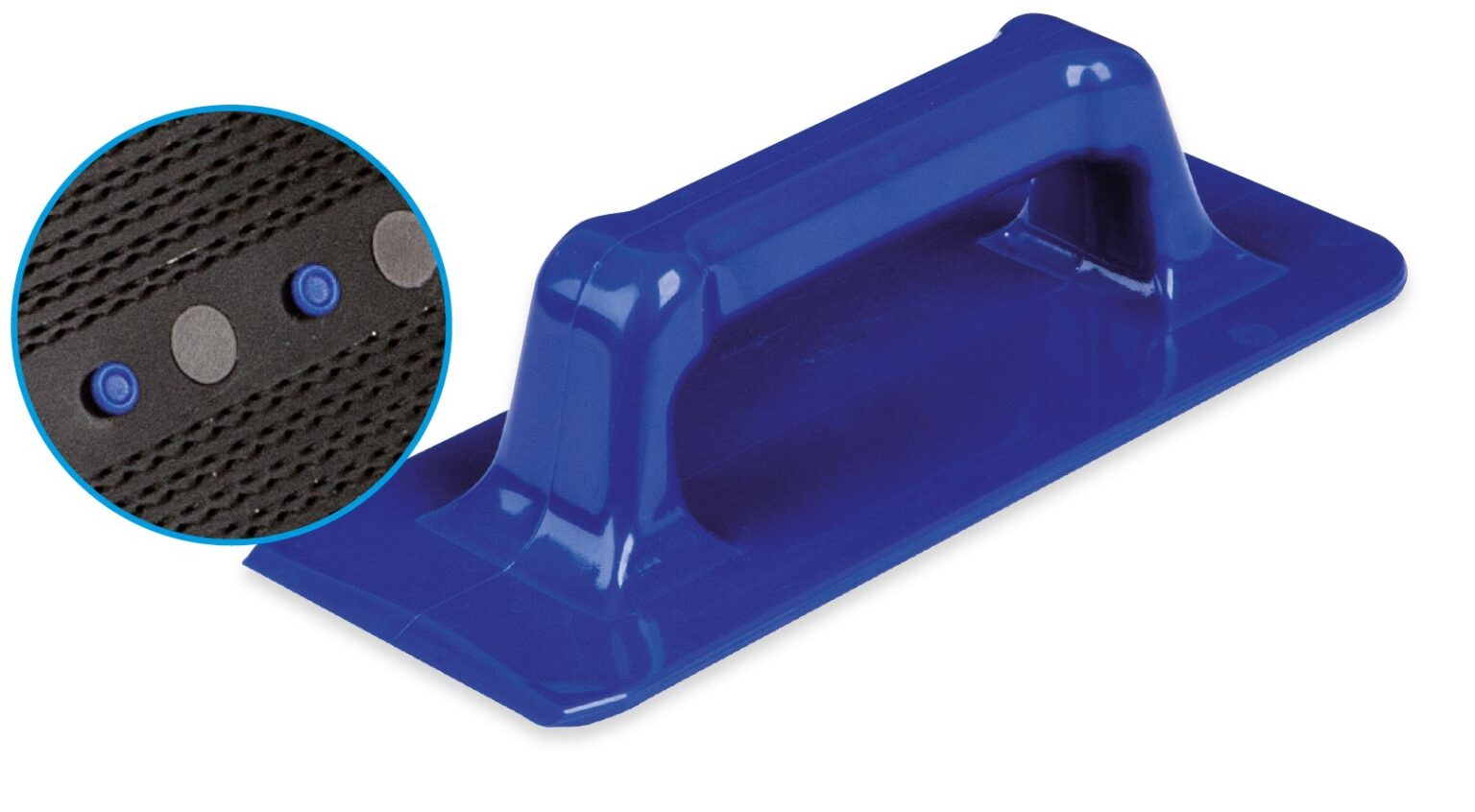 Padhalter m. Handgriff, blau,