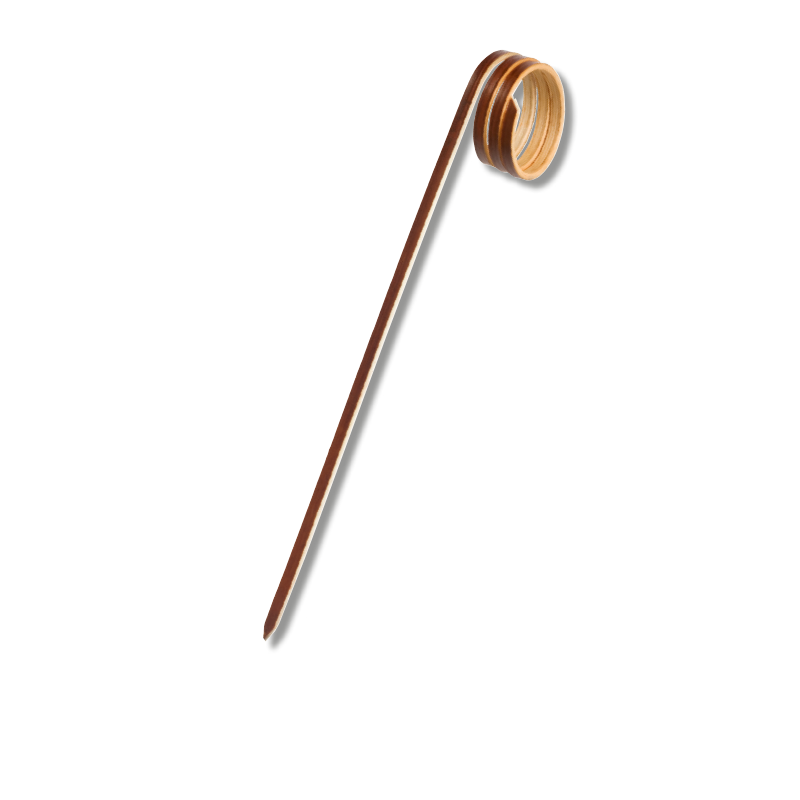 200 Ringspieße, Bambus, 120mm