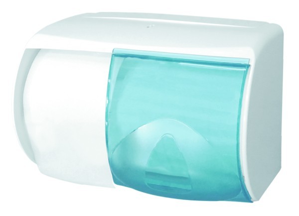 Toilet Paper Dispenser, Plastic white (175/255mm) #Q489574