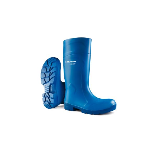 Dunlop Multi-Grip -blau-, Modell: CA1631, EN ISO 20345:2011 S4 CI SRC, mit Stahlkappe (Klasse S4), rutschfeste Außensohle (SRC): Die beste Rutschfestigkeit für jede Situation, hochwertiges Innenfutter und herausnehmbare Filzinnensohle, hohe Abrieb- und Ru