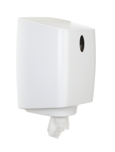 Rolltowel Dispenser, Plastic white (370/245mm) #AC20012