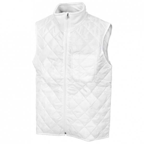 BÄREN Thermo Vest with Fleece-Collar, white