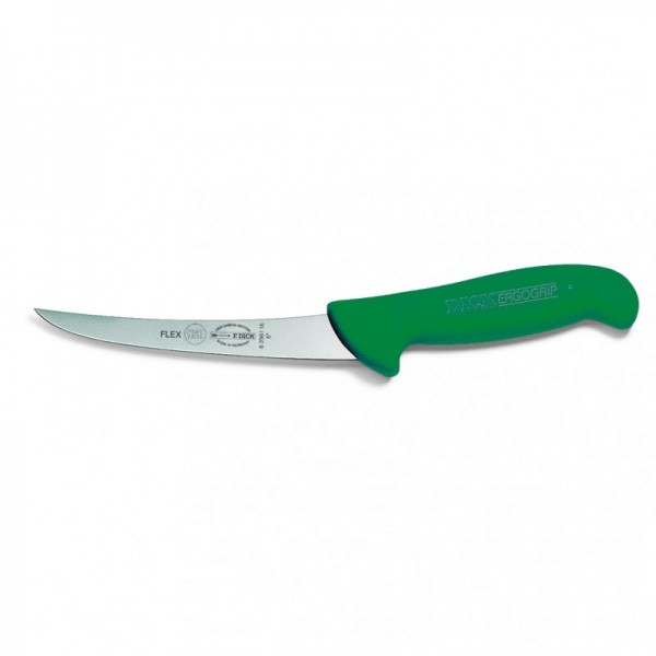 DICK Knife 8 2982 13 green (Boning knife,curved,semi-flexible,13 cm)