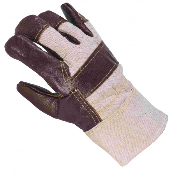 Pair Winter Work Gloves,size XL (furniture leather,knitted cuff) - 574213