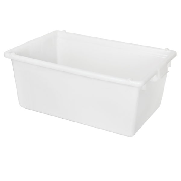 Industry Rectangle Bin 80 Liter with two molded recesses 75x50x30cm