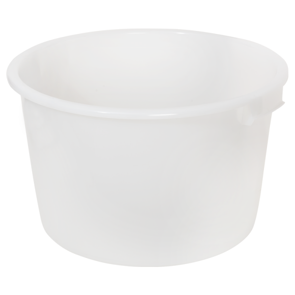 Round Tub 85 Liter with two molded recesses (diameter 580mm,height 380mm)