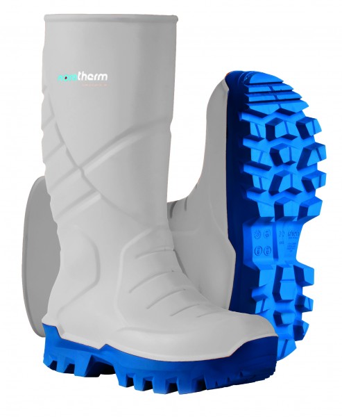 ULTRAMAX Boots, white, size 48, Steel Toe Cap/Sole (EN ISO 20345 S5)