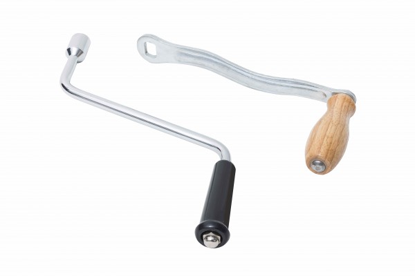 Crank Handle for Filler, stainless, vertical