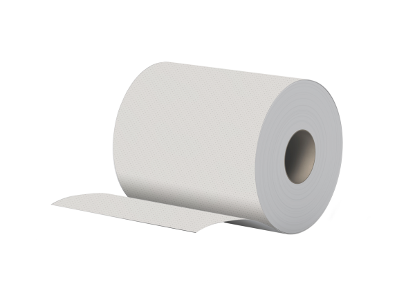 6 Towel Rolls MEDI,2-ply,white (143m/19cm,100% Recycling,PU=6 rolls)#7070L
